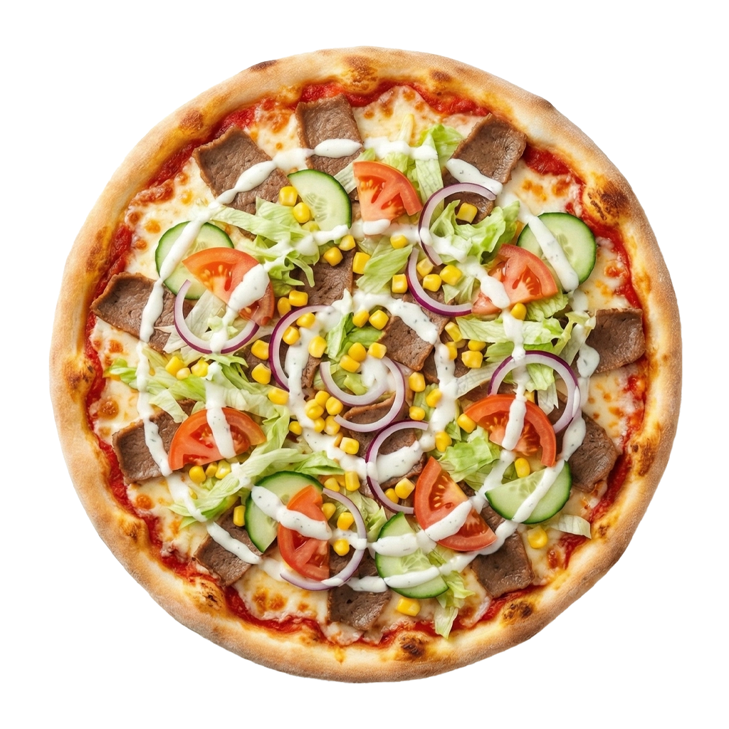 Kebab Pizza